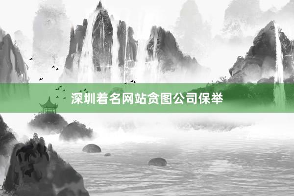 深圳着名网站贪图公司保举